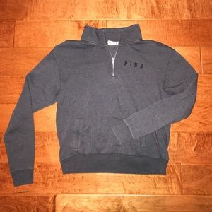 Victoria’s Secret PINK 3/4 ZIP Sweatshirt Small